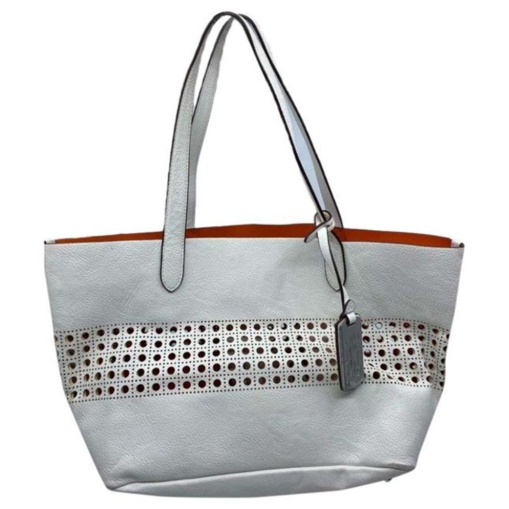 Ralph Lauren White Orange Shoulder Bag - Picture 1 of 12